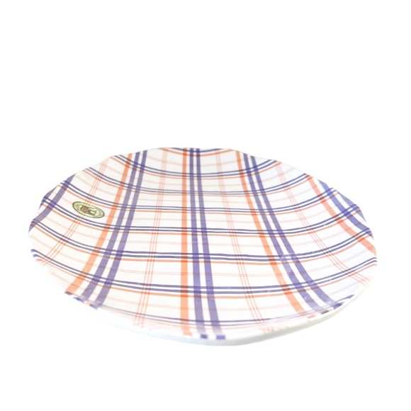 NEW Michel Design Works PAISLEY & PLAID Melamine Serveware Oval Platter - Picture 2 of 4